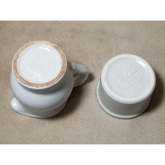 Pfaltzgraff Yorktowne Teacup Saucer Creamer Dip Bowl USA Dinnerware Vintage - Picture 10 of 10